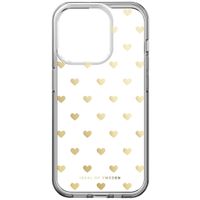 iDeal of Sweden Coque Clear iPhone 15 Pro - Golden Hearts