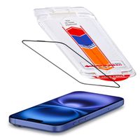 Accezz Protecteur d’écran en verre trempé + Applicateur Apple iPhone 16 Plus / 15 Plus