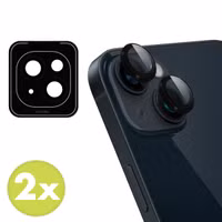 imoshion Lot de 2 protections d'objectif de caméra Apple iPhone 15 / 15 Plus - Noir