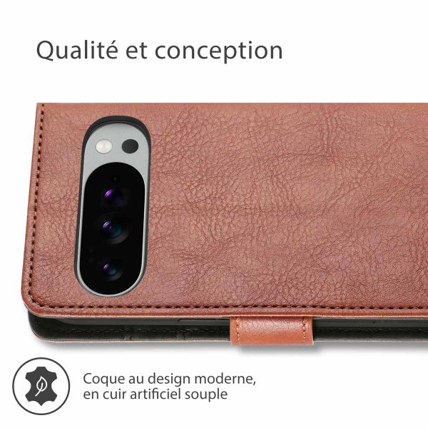 imoshion Étui de télephone portefeuille Google Pixel 10 / 10 Pro - Marron