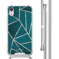 imoshion Coque Design avec cordon Apple iPhone Xr - Petrol Green Graphic