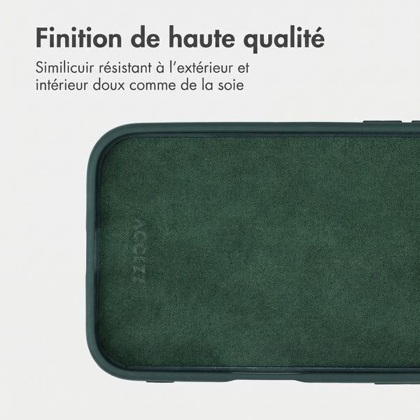 Accezz Coque arrière Edge avec MagSafe Samsung Galaxy S25 - Vert