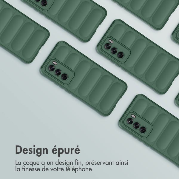 imoshion Coque arrière EasyGrip Oppo Reno 12 - Vert foncé