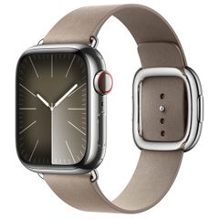 Apple Modern Buckle FineWoven Apple Watch Series 1 á 9 / SE (38/40/41 mm) | Series 10 (42 mm) - Taille M - Tan