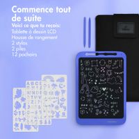 imoshion Tablette de dessin LCD pour enfants - Avec écran couleur et 2 stylos - Cobalt Blue