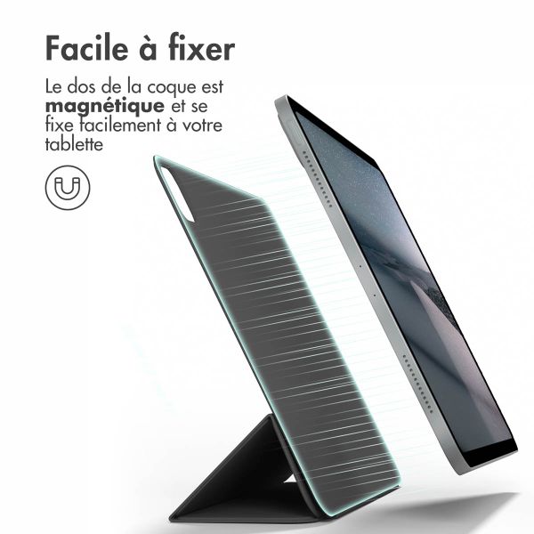 imoshion Magnetic etui de téléphone portefeuille iPad Pro 12.9 (2020/2021/2022) - Noir