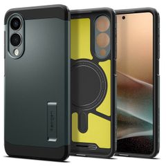 Spigen Coque Tough Armor MagSafe Samsung Galaxy S25 Edge - Abyss Green