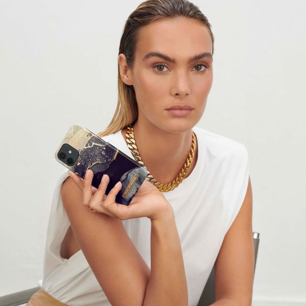 iDeal of Sweden Coque Fashion Apple iPhone 11 - Golden Twilight Marble