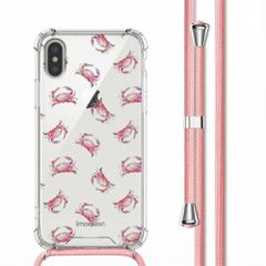 imoshion Coque Design avec cordon Apple iPhone X / Xs - Crab Watercolor
