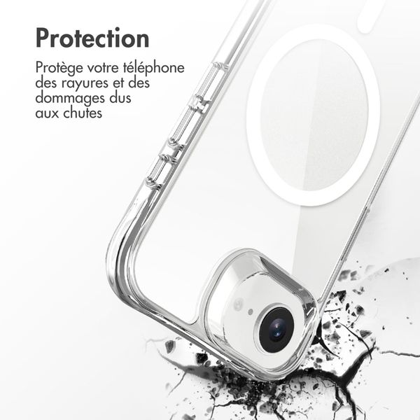 imoshion Coque Rugged Air MagSafe Apple iPhone 17e / 16e - Transparent