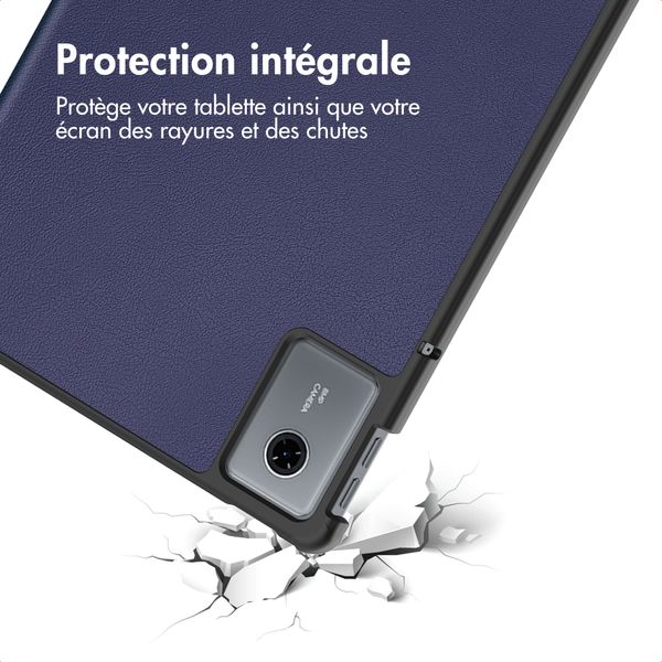 imoshion Coque tablette Trifold Lenovo Idea Tab - Bleu foncé