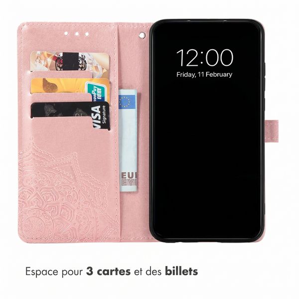 imoshion Etui de télephone Mandala Motorola Moto G77 - Rose Gold