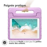 imoshion Coque kidsproof avec poignée iPad 9 (2021) 10.2 pouces / iPad 8 (2020) 10.2 pouces / iPad 7 (2019) 10.2 pouces - Lilas