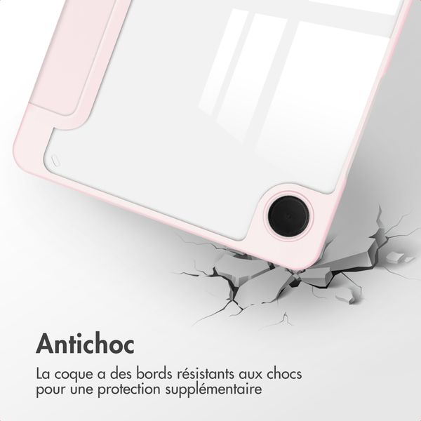 imoshion Coque tablette rigide Trifold Samsung Galaxy Tab A11 Plus - Rose