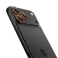 Spigen GLAStR Verre protecteur de caméra 2 pack Apple iPhone 17 Pro / 17 Pro Max / 16 Pro / 16 Pro Max / 15 Pro / 15 Pro Max / 14 Pro / 14 Pro Max - Orange