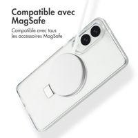 Accezz Coque Ring Stand avec MagSafe Samsung Galaxy S25 Edge - Transparent