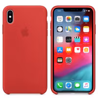 Apple Coque en silicone Apple iPhone Xs Max - Rouge