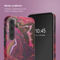 Selencia Coque arrière Vivid Tough Samsung Galaxy A55 - Marble Purple