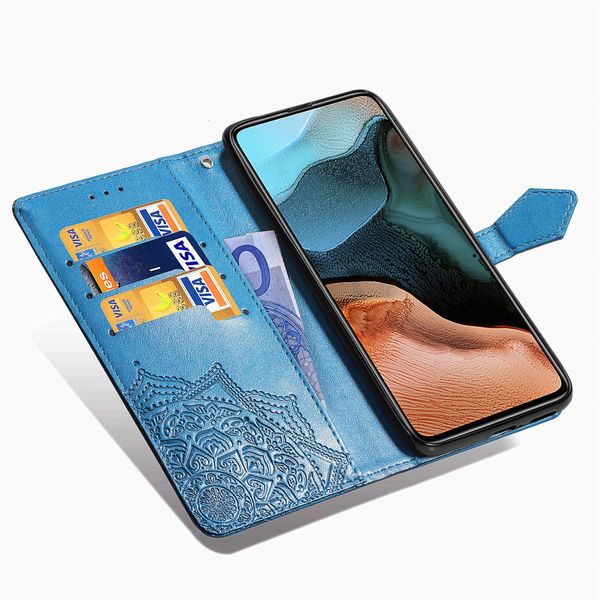 Etui de téléphone portefeuille Mandala Xiaomi Poco F2 Pro