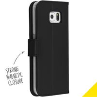 Accezz Étui de télephone Wallet Samsung Galaxy S6 - Noir