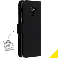 Accezz Étui de télephone Wallet Samsung Galaxy J6 - Noir