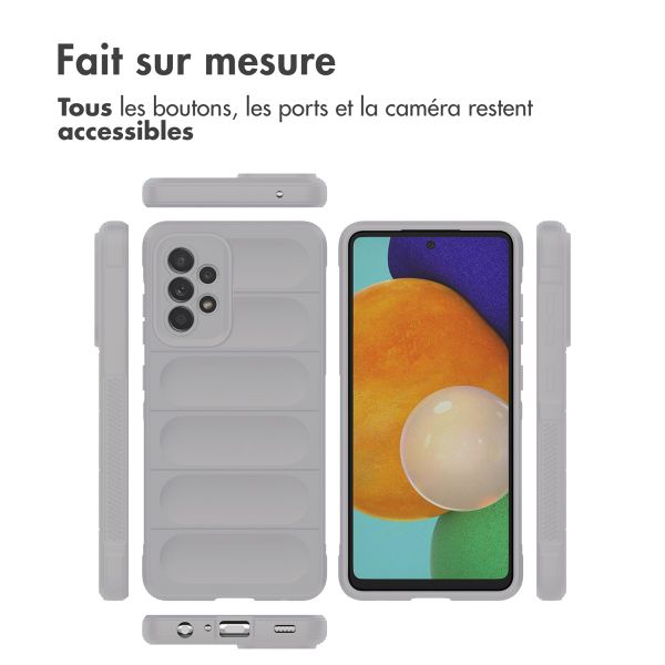 imoshion EasyGrip Backcover Samsung Galaxy A52(s) (5G/4G) - Gris