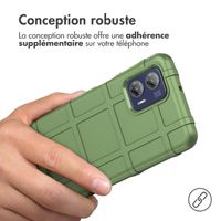 imoshion Coque Rugged Shield Motorola Moto G73 - Vert foncé