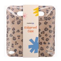 imoshion Coque arrière Kidsproof Design avec poignée Samsung Galaxy Tab A11 Plus / A9 Plus - Motif panthère