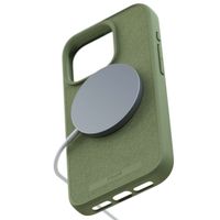 Njorð Collections Coque daim Comfort+ MagSafe iPhone 15 Pro - Olive