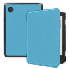 imoshion Étui de liseuse portefeuille Slim Hard Kobo Clara Colour / BW - Bleu clair