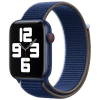Apple Bracelet Sport Loop Apple Watch Series 1 t/m 9 / SE (38/40/41 mm) | Series 10 / 11 (42 mm) - Abyss Blue