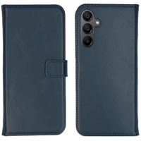 Selencia Étui de téléphone portefeuille en cuir véritable Samsung Galaxy A15 (5G/4G) - Bleu