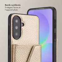 Selencia Coque de télephone Sera avec cordon et porte-cartes enveloppe Samsung Galaxy A37 (5G) - Champagne