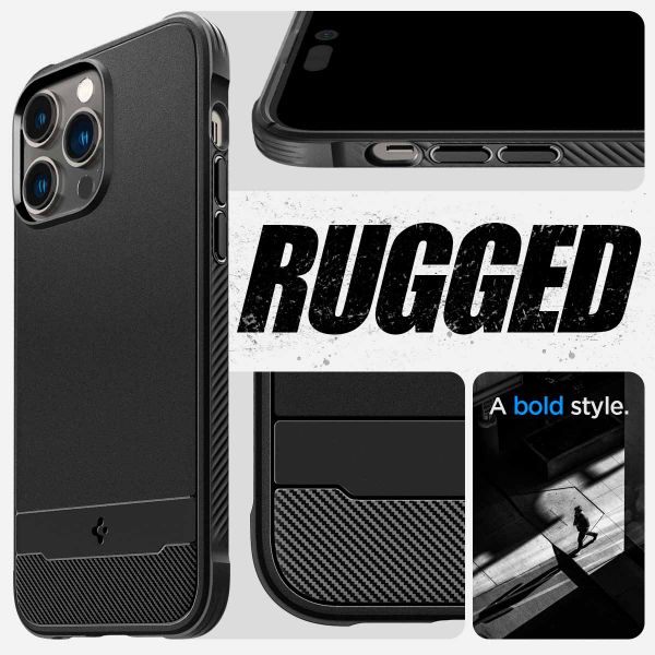 Spigen Coque Rugged Armor MagSafe Apple iPhone 14 Pro Max - Noir