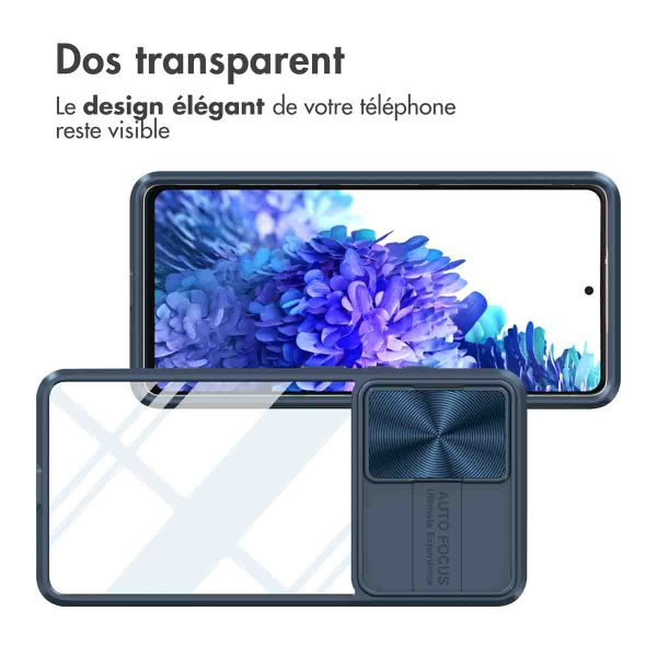 imoshion Coque arrière Camslider Samsung Galaxy S20 FE - Bleu foncé