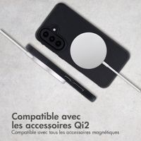 Accezz Coque Tough avec MagSafe Samsung Galaxy A57 (5G) - Noir