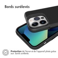 imoshion Coque Rugged Hybrid Carbon iPhone 13 Pro Max - Noir