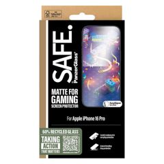SAFE by PanzerGlass Protector d'écran Gaming Ultra Wide Fit avec applicateur Apple iPhone 16 Pro