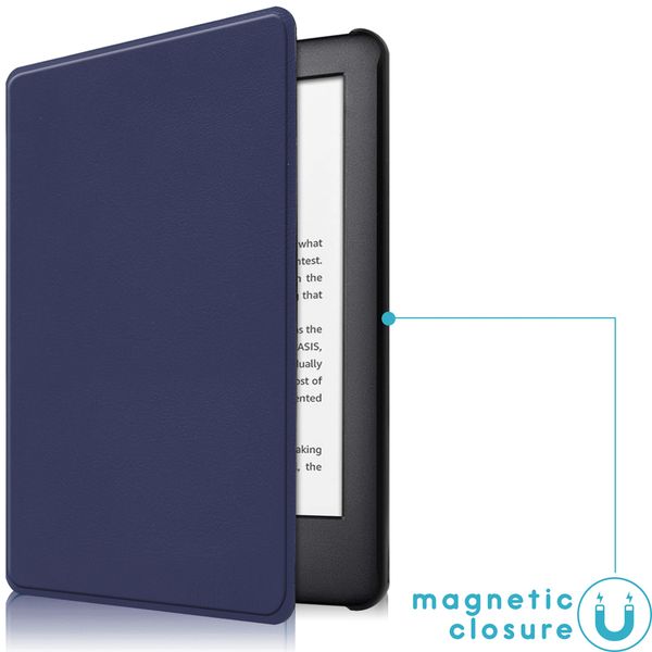 imoshion ﻿Slim Hard Sleepcover Amazon Kindle 10 - Bleu foncé