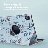 imoshion Coque tablette Design rotatif à 360° Samsung Galaxy Tab S11 - Flowers
