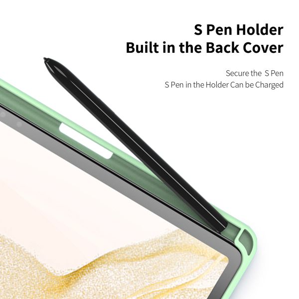 Dux Ducis Coque tablette Toby Samsung Galaxy Tab S8 Plus / S7 Plus / S7 FE - Vert