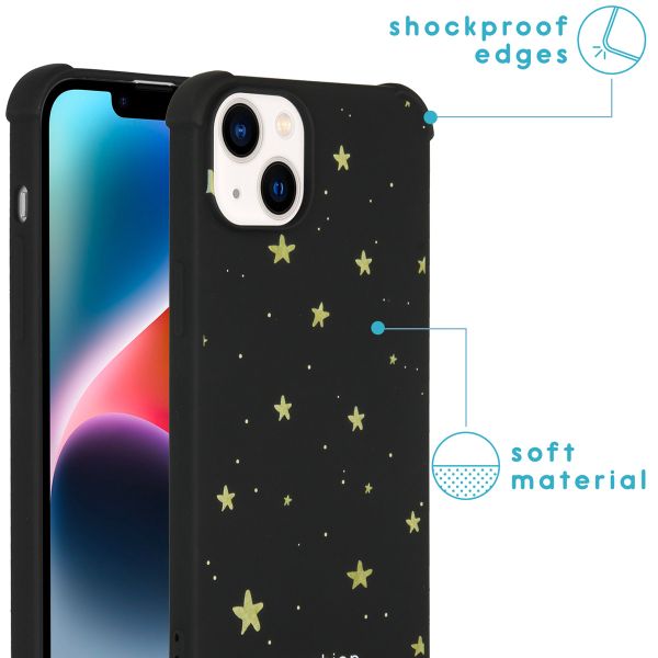 imoshion Coque Design avec cordon Apple iPhone 14 Plus - Stars Gold
