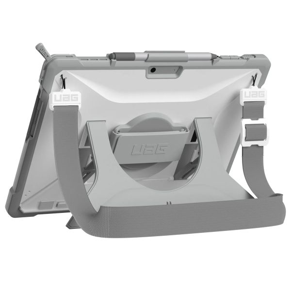UAG Coque tablette Plasma Healthcare avec strap et bandoulière Microsoft Surface Pro 9 / Pro 10 / Pro 11 - Blanc / Gris