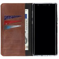 Selencia Étui de téléphone portefeuille en cuir véritable Samsung Galaxy Note 9