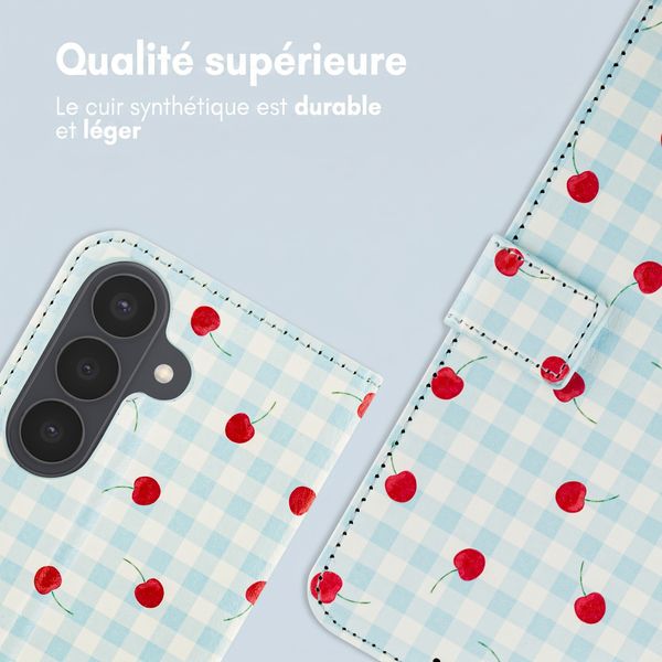 imoshion Étui de télephone portefeuille Design Samsung Galaxy S26 - Cherry Check