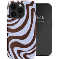 Selencia Coque arrière Vivid Apple iPhone 14 Pro - Dream Swirl Chocolate