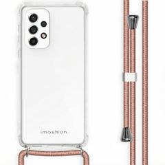 imoshion Coque avec dragonne Samsung Galaxy A33 - Rose Doré