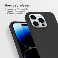 imoshion Coque de couleur avec cordon amovible Apple iPhone 14 Pro - Noir