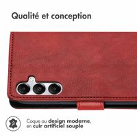imoshion Étui de télephone portefeuille Samsung Galaxy A15 (5G/4G) - Rouge