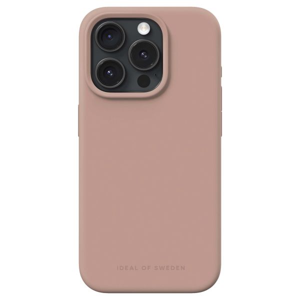 iDeal of Sweden Coque Silicone iPhone 15 Pro - Blush Pink